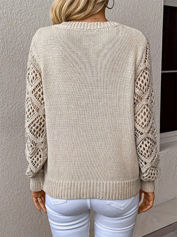 Noemi | Maglione Elegante con Dettagli in Pizzo