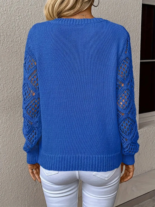 Noemi | Maglione Elegante con Dettagli in Pizzo