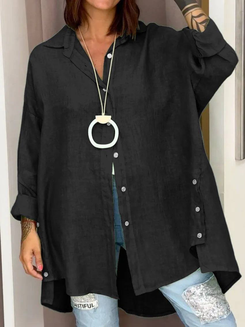 Zephina - Camicia ampia con bottoni