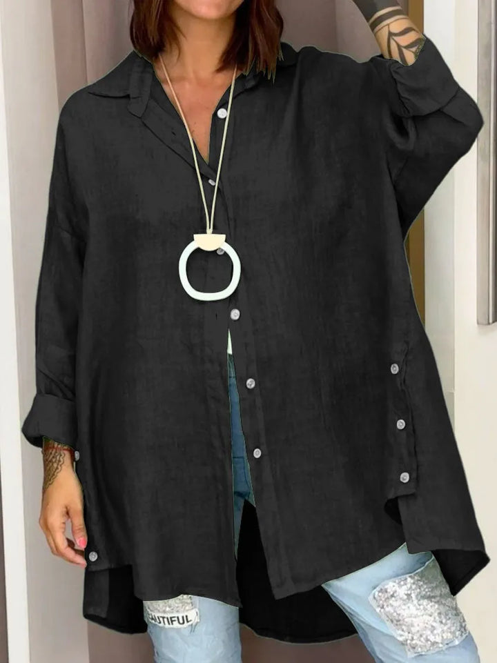 Zephina - Camicia ampia con bottoni