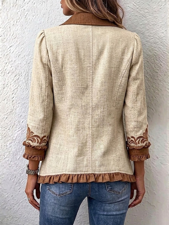 Almudena | Giacca Ricamata con Rouches
