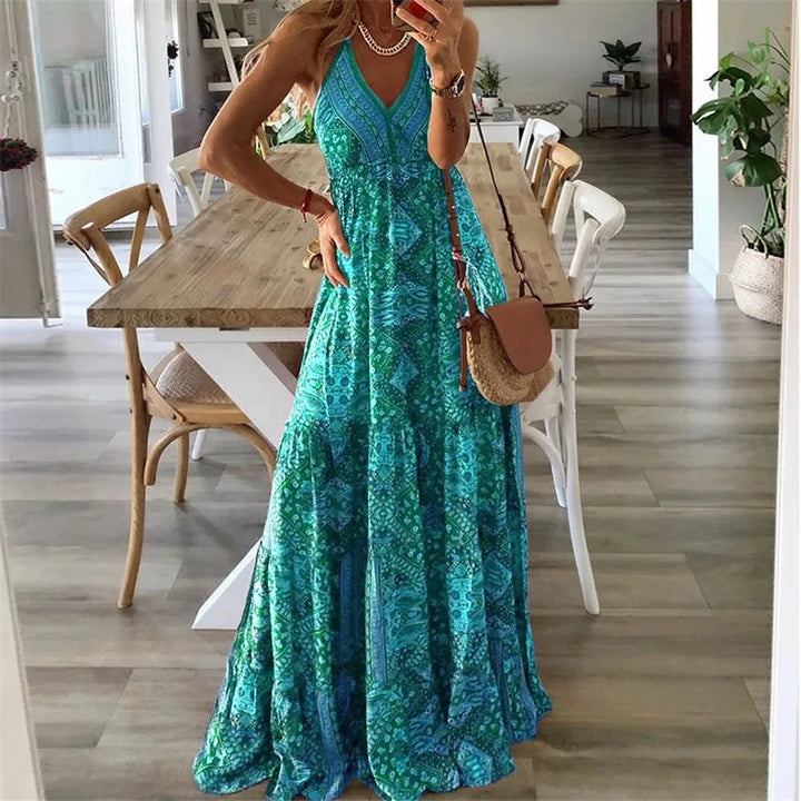 Giulia – Vestito boho maxi