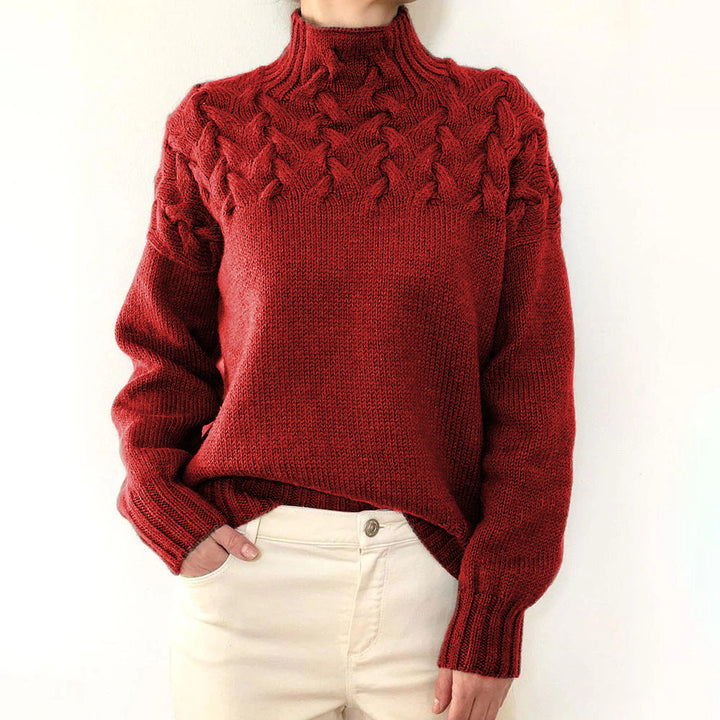 Loretta | Maglione Collo Alto Morbido e Accogliente