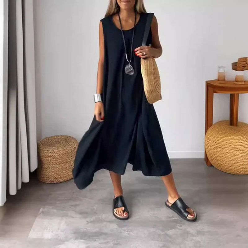 Amelia – Vestito boho senza maniche