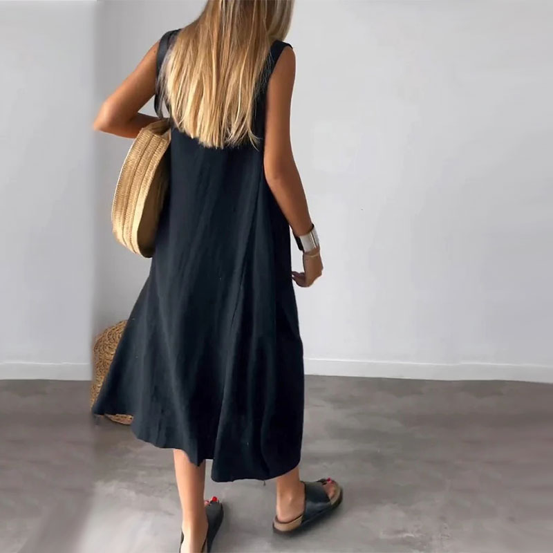 Amelia – Vestito boho senza maniche