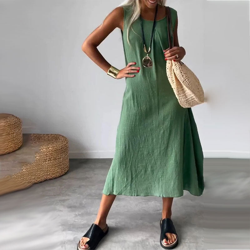 Amelia – Vestito boho senza maniche
