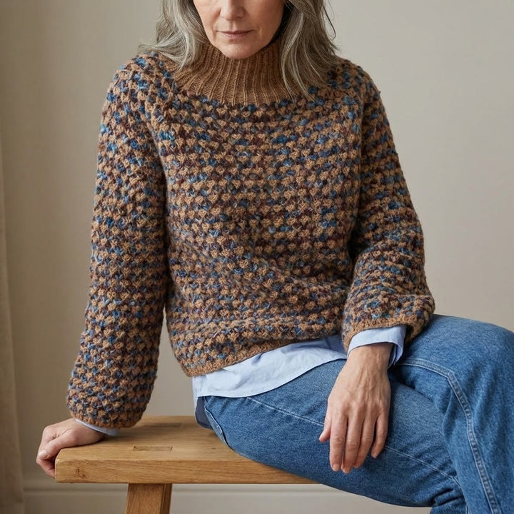 Kathy | Maglione Nordico Heritage in Misto Lana