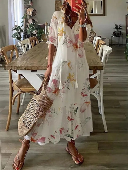 Michela – Vestito boho morbido