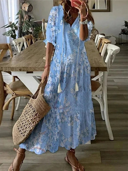 Michela – Vestito boho morbido