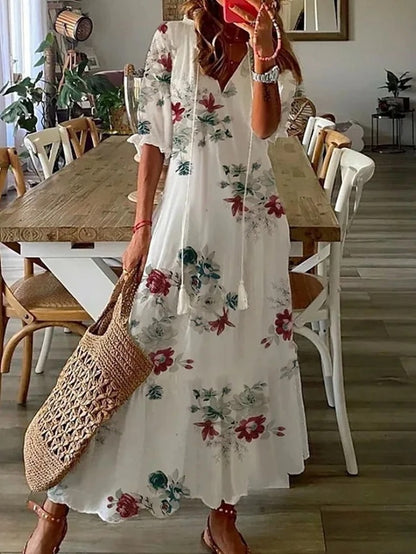 Michela – Vestito boho morbido