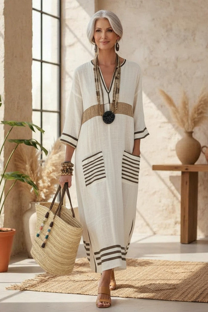 Allegra – Vestito boho maxi estivo