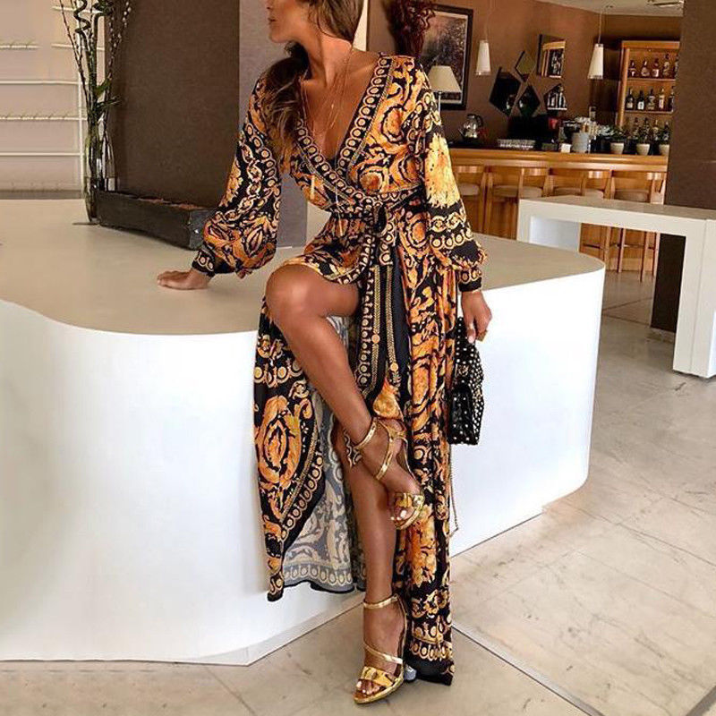 Fabiola – Vestito boho stampato