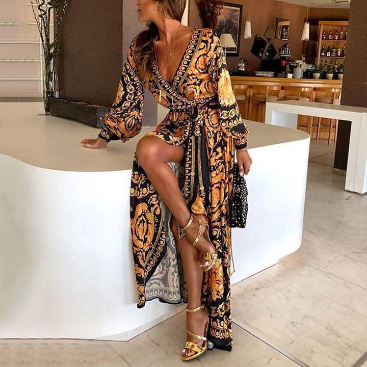 Fabiola – Vestito boho stampato